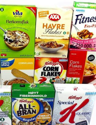 Noen inneholder s� mye sukker at de helst b�r spises til dessert