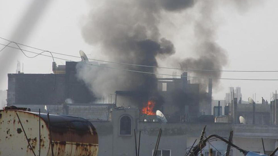 BOMBET I 18 DAGER: Det syriske regimet har bombet byen Homs sammenhengende i 18 dager.
Foto: AFP PHOTO/HO/LCC SYRIA