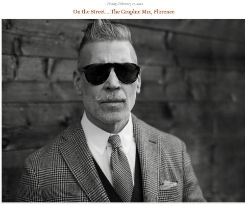- DE SM� �YEBLIKKENE: Scott Schuman g�r ikke etter en spesiell stil n�r han tar bilder, men de sm� �yeblikkene. Foto: Faksimile The Sartorialist