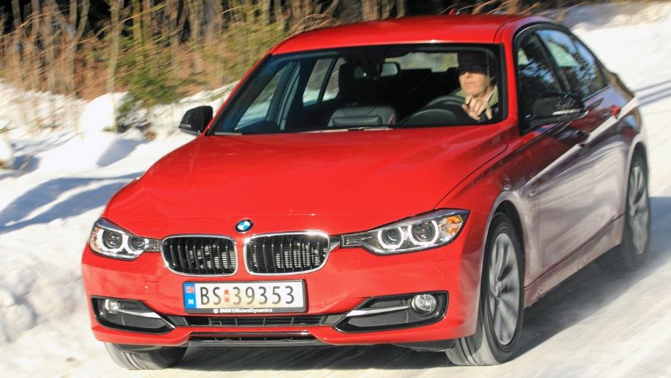 SPORTY PREMIUM: Ingen kombinerer sportslige veiegenskaper og utmerket kvalitetsf�lelse som nye BMW 3-serie. Foto: Egil Nordlien HM Foto
