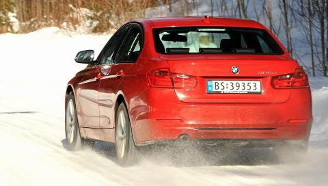 BRA GREP: En elektronisk differensialbrems og smarte styringssystemer gj�r BMW 3-serie sikker ogs� p� vinterf�re. Foto: Egil Nordlien HM Foto