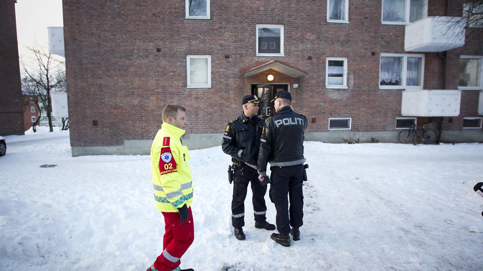 FUNNET D�D: En mann ble funnet d�d i en leilighet i Sinsenveien. Foto: Bj�rn Langsem / Dagbladet