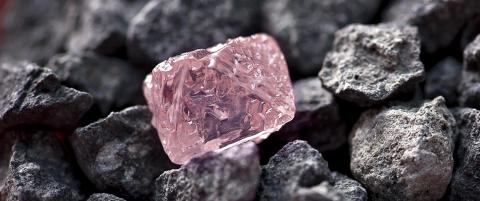 Fant ekstremt sjelden rosa gigantdiamant