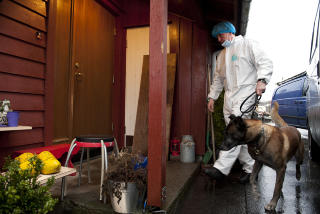 RANSAKING: Politiet har s�kt med hund og kriminalteknikere i 18-�ringens hjem. Foto: Tor Erik H. Mathiesen/Dagbladet