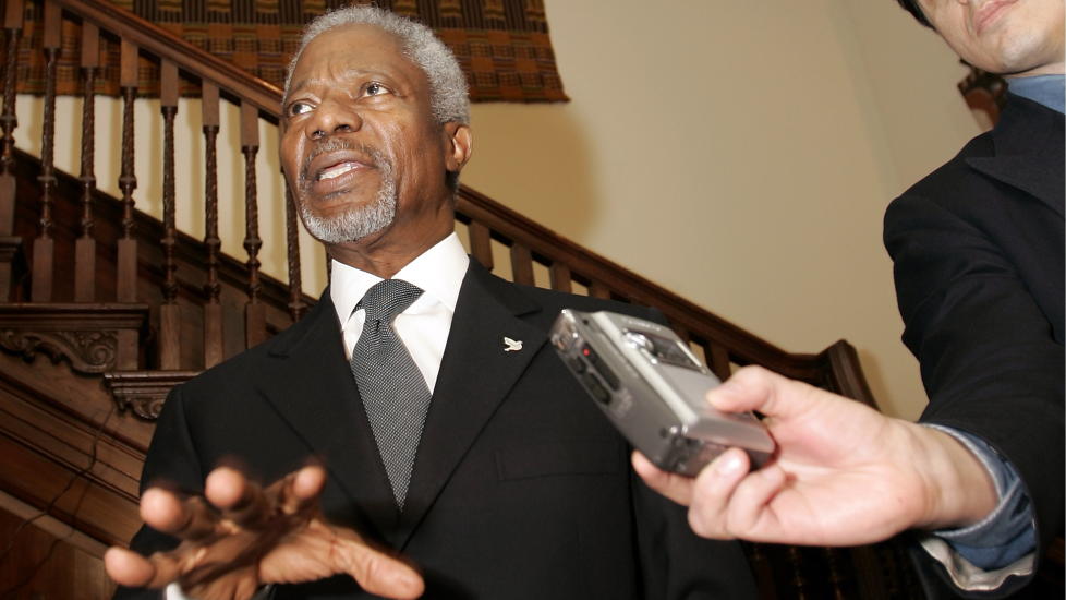F�R SYRIA-ANSVAR: FN og Den arabiske liga h�per Kofi Annan kan bringe fred til Syria gjennom samtaler med de stridende parter. Foto : �rjan F. Ellingv�g / Dagbladet / Corbis