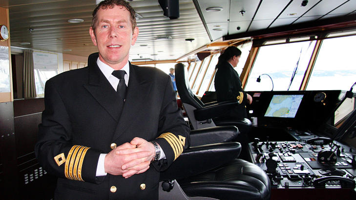 LANGTUR: Kaptein  Kai Albrigtsen  har seilt med Hurtigruten i 31 �r. Foto: KIRSTEN M. BUZZI