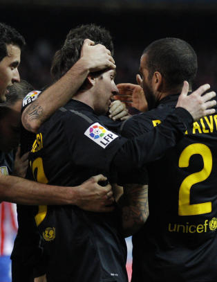 Messi senket Atl�tico med genialt frispark