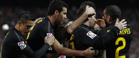 Messi senket Atl�tico med genialt frispark