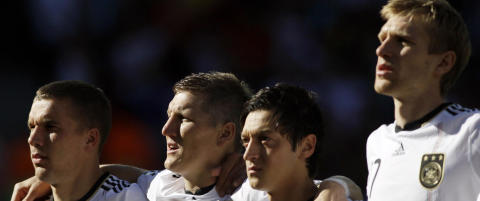 Schweinsteiger, Podolski Mertesacker, G�tze og Lahm