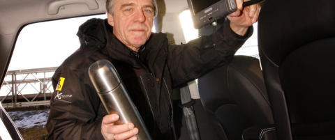 - Denne termosen veier 200 kilo ved bråstopp i 100 km/t