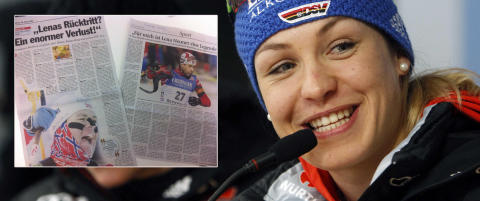 Dette Bj�rndalen-intervjuet fikk Neuner til � glise