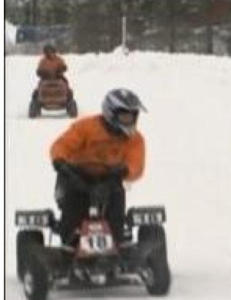 Se hvordan gressklipperne klarer seg p� glattisen