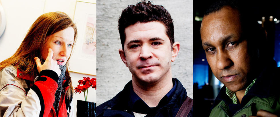 Aldona (26), Hugo (31) og Hernandes (44) har flyktet fra skyh�y arbeidsledighet i hjemlandet