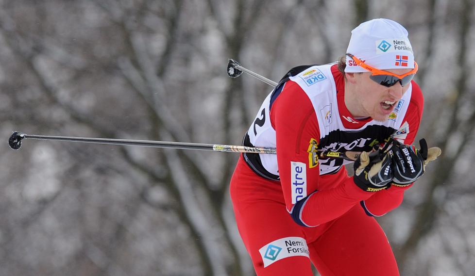 G�R F�RST UT: H�vard Klemetsen var best p� torsdagens trening, og da det ikke ble noe hopprenn i Lahtis, g�r han f�rst ut i dagens  langrenn.Foto: SCANPIX/EPA/FILIP SINGER