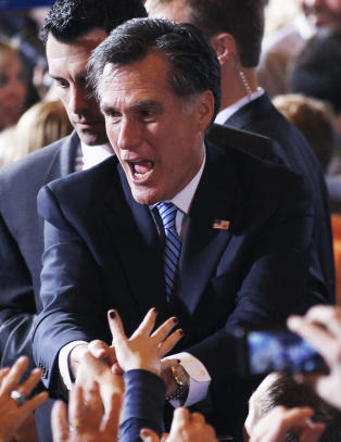 Presses til � st�tte Romney