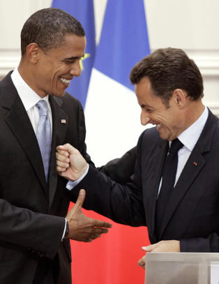 Sarkozy satser på gjenvalg av Obama