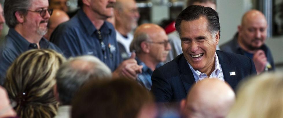 Romney tar ledelsen på supertirsdagen
