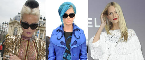Supermodeller, sølvbukser og en blå Katy Perry