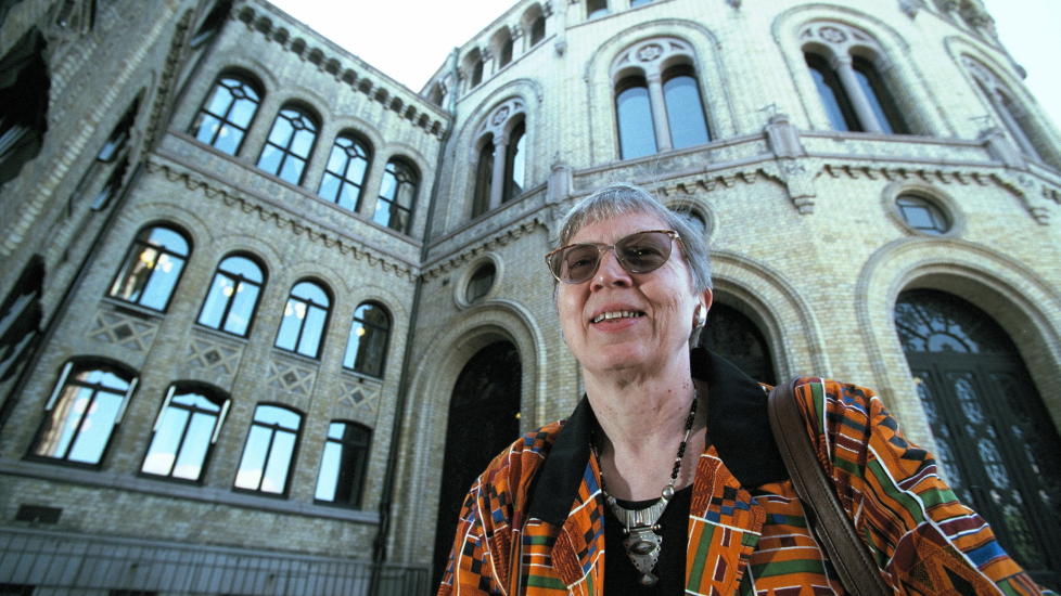 IKKE FORN�YD: Tidligere stortingsrepresentant og SV-politiker Torild Skard er ikke forn�yd med den skeive fordelingen av midlene i likestillingsarbeidet. Foto: TOR ARNE DALSNES / DAGBLADET