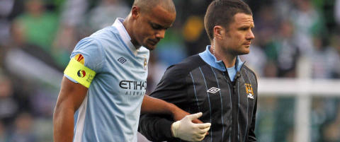 Kompany-skade til bekymring for City
