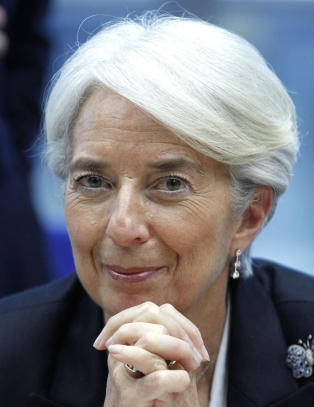 IMF-sjefen mener eurosonen er reddet