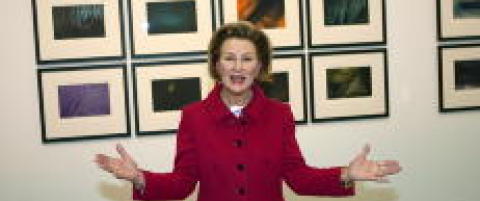 - Dette er mitt spinkle fors�k p� � dele hva vi har p� veggene