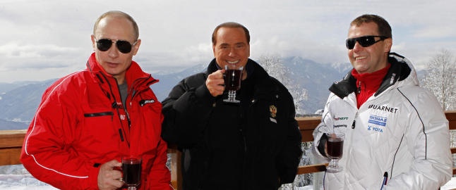 Putin feiret valgseieren med guttetur