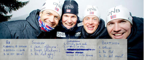 Svendsen skal drepe blinken, Bjørndalen skal klikke