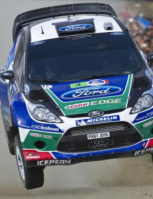 Petter Solberg tok tredjeplassen i Rally Mexico