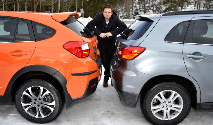 VANSKELIG VALG: Begge de to kompakte SUV-ene er strålende alternativer for Norge, men på grunn av bedre komfort og mer kultivert motor trekker Subaruen det lengste strået i vår test. Foto: ANDREAS HANDELAND VANSKELIG VALG: Begge de to kompakte SUV-ene er strålende alternativer for Norge, men på grunn av bedre komfort og mer kultivert motor trekker Subaruen det lengste strået i vår test. Foto: ANDREAS HANDELAND