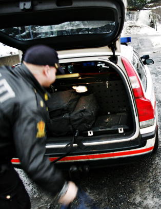 Har ingen oversikt over politiutstyr