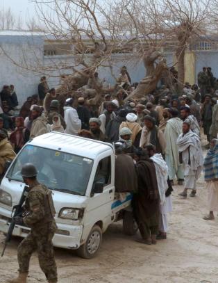 Br�drene til den afghanske presidenten angrepet av Taliban
