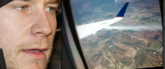 Her str�mmer drivstoffet ut fra �stbergs fly