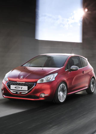 Snerten: Peugeot 208 GTI er et konsept vi gjerne ser p� veien.