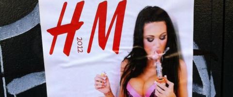 H&M-logo misbrukt for å promotere marihuana-legalisering