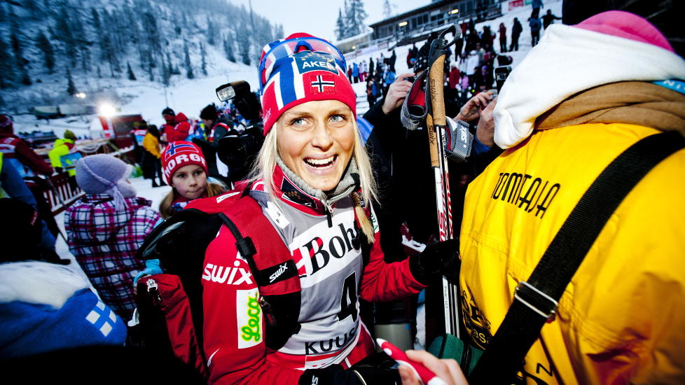  TYPISK NORSK SUKSESS:  Therese Johaug fra idrettslaget Nansen i lille Dalsbygda er et godt eksempel p� hvordan det �pne norske idrettssystemet f�r fram verdens beste ut�vere. FOTO: Thomas Rasmus Skaug/Dagbladet.