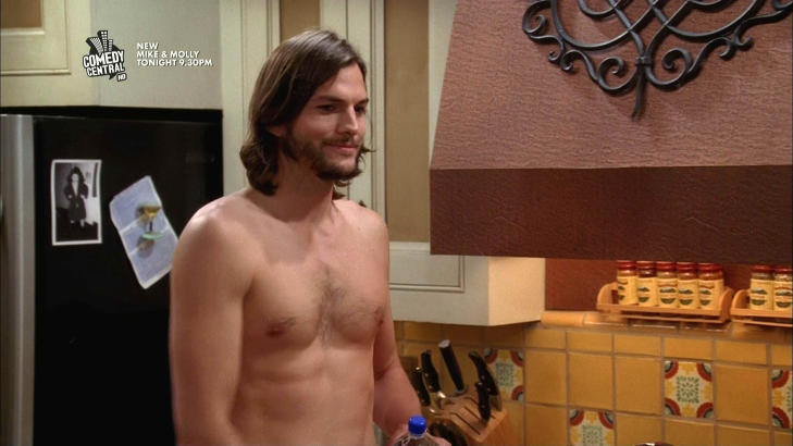ALT FOR JOBBEN: Ashton Kutchers rolle i �Two and a Half Men� krevde et ustelt ansikt. N� har derimot Kutcher gitt slipp p� skjegget. Foto: Stella Pictures