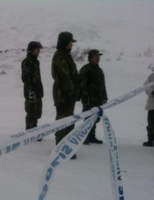Vurderer � sprenge ut sn�skred