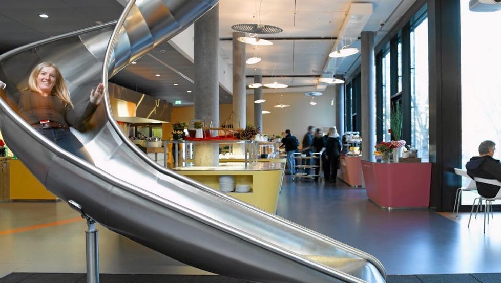 GOOGLES LOKALER: Fantastiske ideer krever kanskje fantastiske lokaler. FOTO: Camenzind Evolution