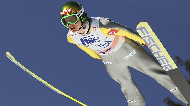 I SLOVENIA: Tom Hilde i aksjon under kvalifiseringen torsdag før WC-rennet i Planica i helgen.
Foto: Primoz Lovric / Scanpix I SLOVENIA: Tom Hilde i aksjon under kvalifiseringen torsdag før WC-rennet i Planica i helgen.
Foto: Primoz Lovric / Scanpix
