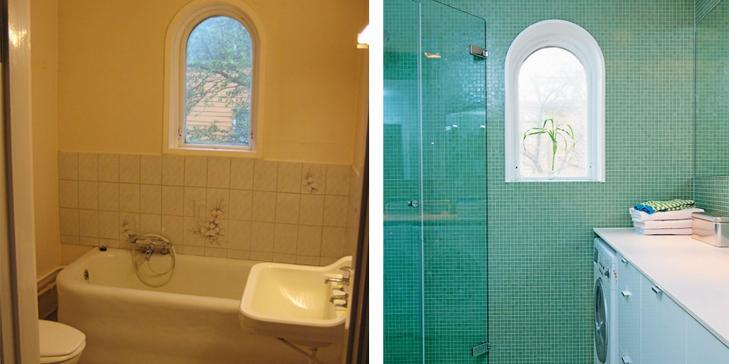 GRØNN MOSAIKK: Slik ble badet etter at det ble utstyrt med grønne mosaikkfliser 2x2 cm. Badekaret er fjernet og gjestebadet har fått dusj i stedet. Vaskemaskinen er plassert arbeidsbenken. Mosaikkfliser Trend fra Vitreo, Fagflis. FOTO: Espen Grønli GRØNN MOSAIKK: Slik ble badet etter at det ble utstyrt med grønne mosaikkfliser 2x2 cm. Badekaret er fjernet og gjestebadet har fått dusj i stedet. Vaskemaskinen er plassert arbeidsbenken. Mosaikkfliser Trend fra Vitreo, Fagflis. FOTO: Espen Grønli