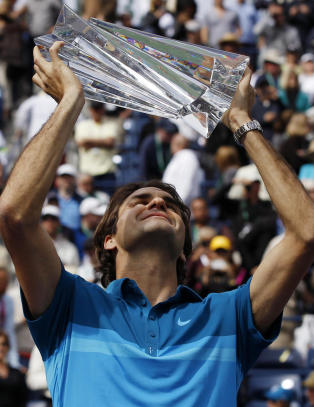 Tre på rad for Federer i storform