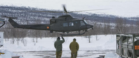 Afghanistan-piloter deltar i redningen