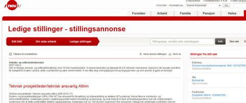 Vil du ha jobb i utskjelte Altinn?