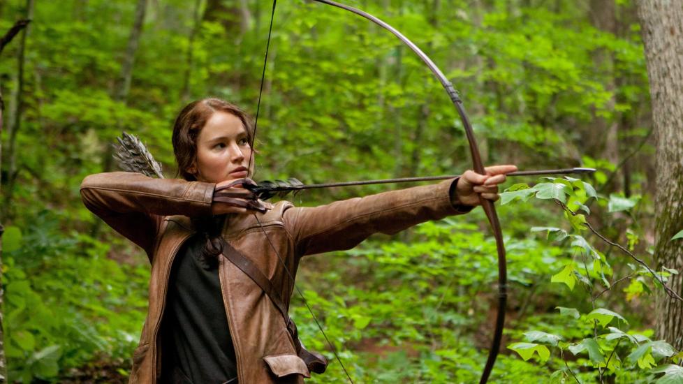 KAMPEN FOR � OVERLEVE: Jennifer Lawrence utstr�ler indre styrke i �The Hunger Games�, der hun m� overleve i et tv-overf�rt d�dsspill for ten�ringer.
