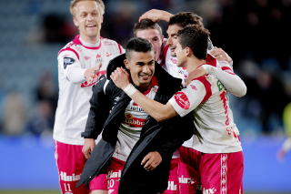 MULIG GJENNOMBRUDDSMANN: Fredrikstads Etzaz Hussain (19).
Foto: Stian Lysberg Solum / SCANPIX MULIG GJENNOMBRUDDSMANN: Fredrikstads Etzaz Hussain (19).
Foto: Stian Lysberg Solum / SCANPIX