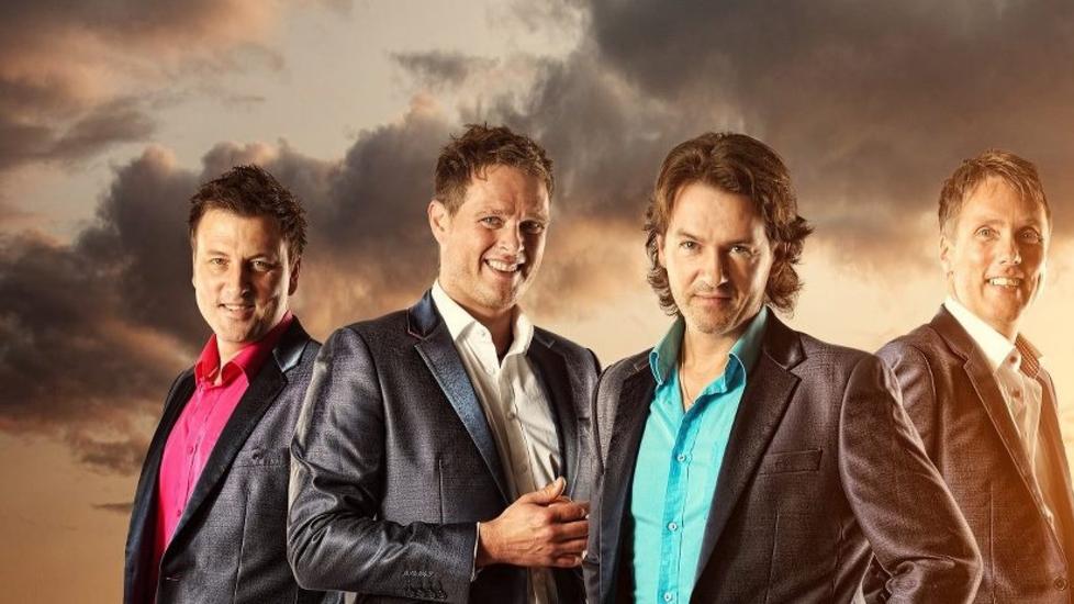 VAGABOND: Bo Thomas Br�ten (f.v.), Lars Espen Skogvold, Tommy Michaelsen og Hans Olav Tr�en utgj�r Vagabond. Foto: Jens E. Haugen