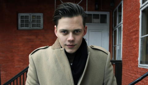 PÅ NORSKE LERRET: Bill Skarsgård spiller i spillefilmen «Victoria», som får norsk kinopremiere i 2013. Foto: Steinar Buholm / Dagbladet PÅ NORSKE LERRET: Bill Skarsgård spiller i spillefilmen «Victoria», som får norsk kinopremiere i 2013. Foto: Steinar Buholm / Dagbladet