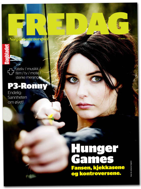 DAGBLADET FREDAG: Dette intervjuet er hentet fra dagens Dagbladet FREDAG. Der kan du ogs� se fantastiske bilder av noen av Norges mest ihuga �Hunger Games�-fans, stylet som karakterer i suksessb�kene til Suzanne Collins.