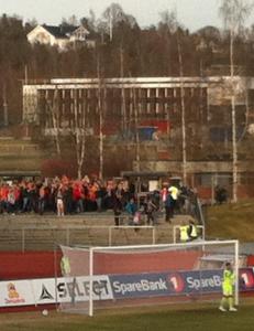AaFK-fans slapp ikke inn før kampen var i gang
